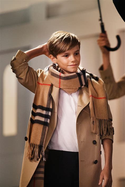 Romeo Beckham Burberry Campaign Film Video .